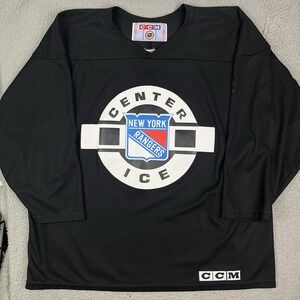 Vintage New York Rangers Center Ice CCM Edition Hockey‎ Jersey Size XL
